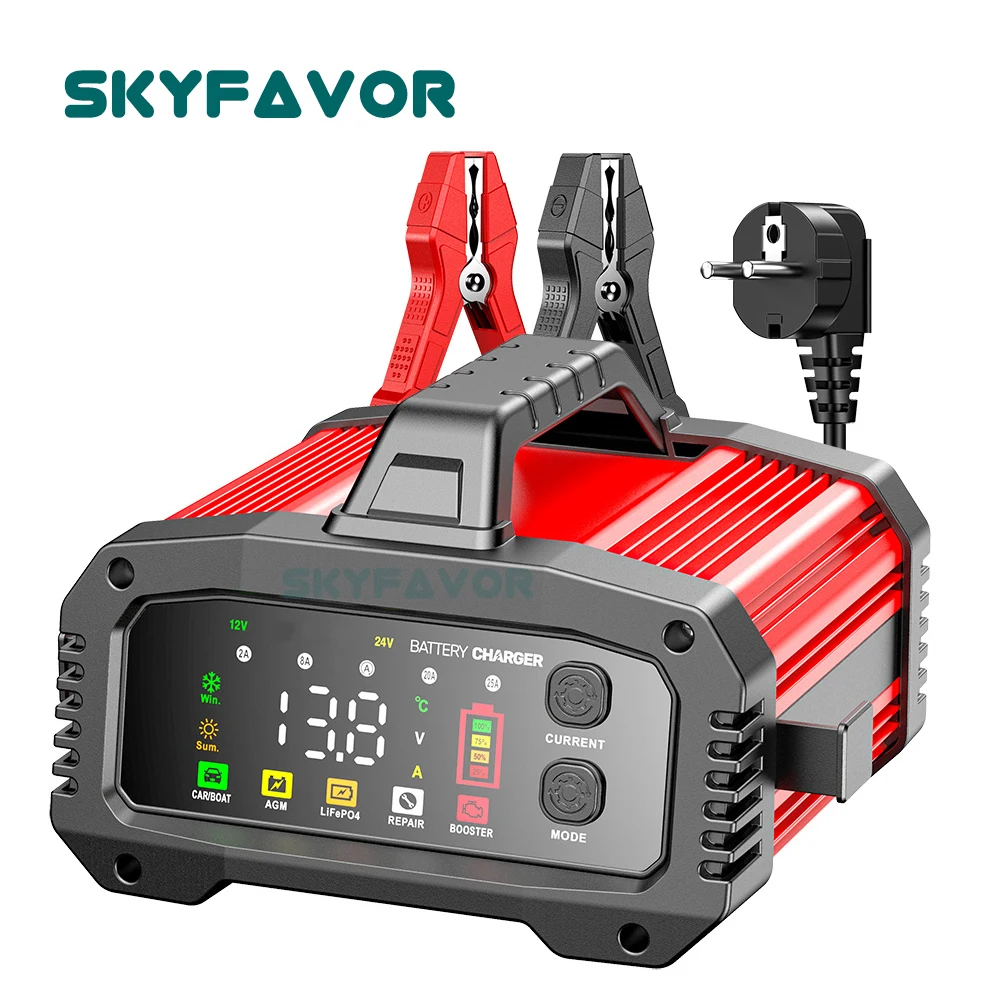 Lifepo4 Battery Charger Smart Automatic - Inteligentna Automatyczna Ładowarka Akumulatorów 12V 24V