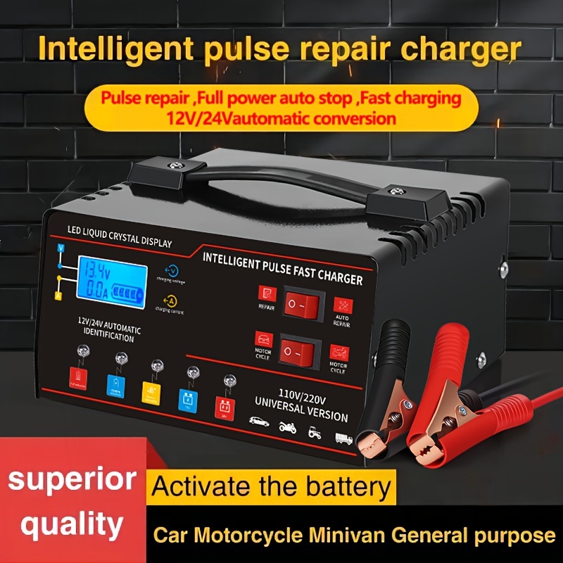 Lead Acid Battery Pulse Repair Desulfator - Uniwersalna, inteligentna ładowarka do akumulatorów 3-w-1