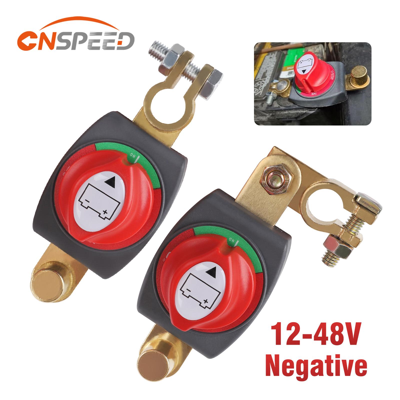 Battery Disconnect Switch Master Cut Off - CNSPEED 12V-48V Wyłącznik Główny Akumulatora Top