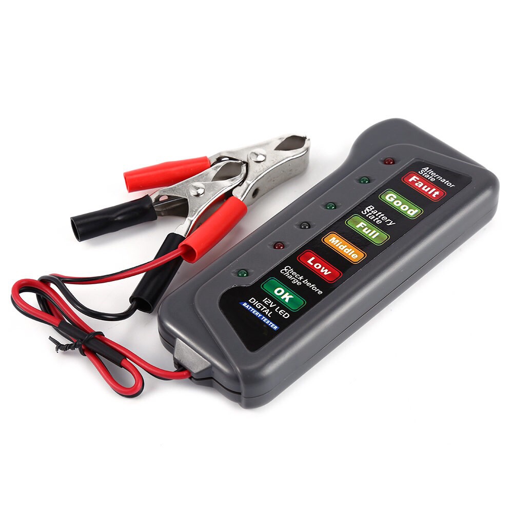 Alternator Tester Digital Diagnostic Tool - Tester akumulatora samochodowego 12 V Cyfrowy