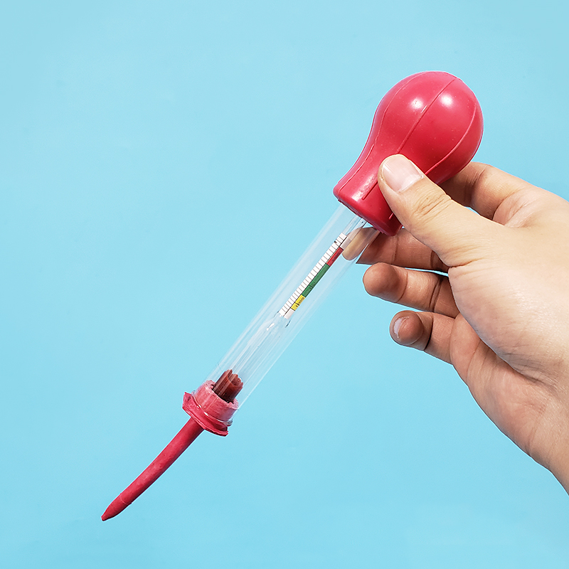 Battery Hydrometer Specific Gravity Tester - Hydrometr elektrolitowy z przyssawką, 1,1-1,3, miernik