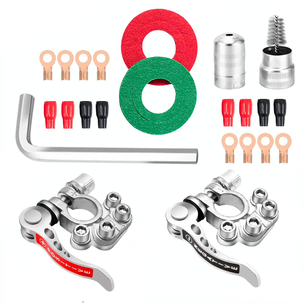 Battery Terminal Clamps Quick Release Brass - Zacisk akumulatora samochodowego Szybkozłączka Zaciski akumulatora