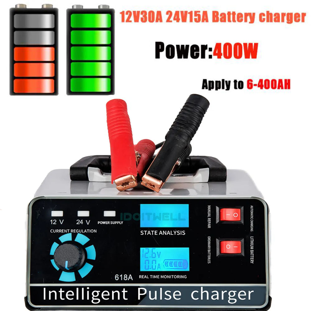 Lead Acid Battery Pulse Repair Desulfator - Inteligentna ładowarka do akumulatorów z funkcją
