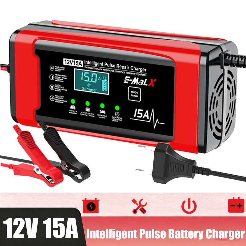 Lifepo4 Battery Charger Smart Automatic - Ładowarka inteligentna 12V 15A z wtyczką