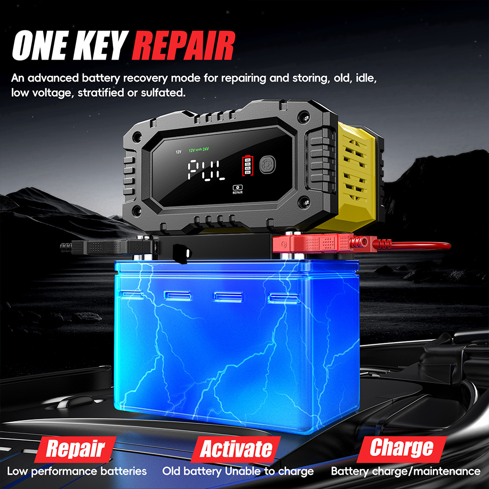 Ładowarka akumulatorów FOXSUR  – Lifepo4 Battery Charger Smart Automatic recenzja i cena