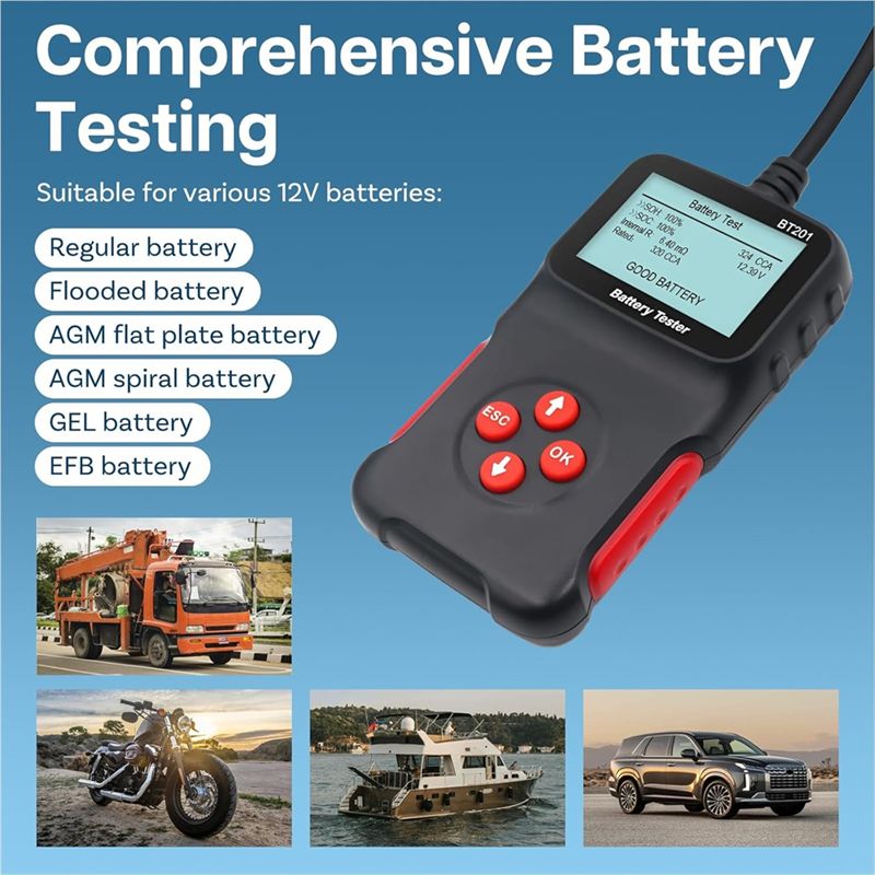 AA94 – cyfrowy tester akumulat – Alternator Tester Digital Diagnostic Tool recenzja i cena