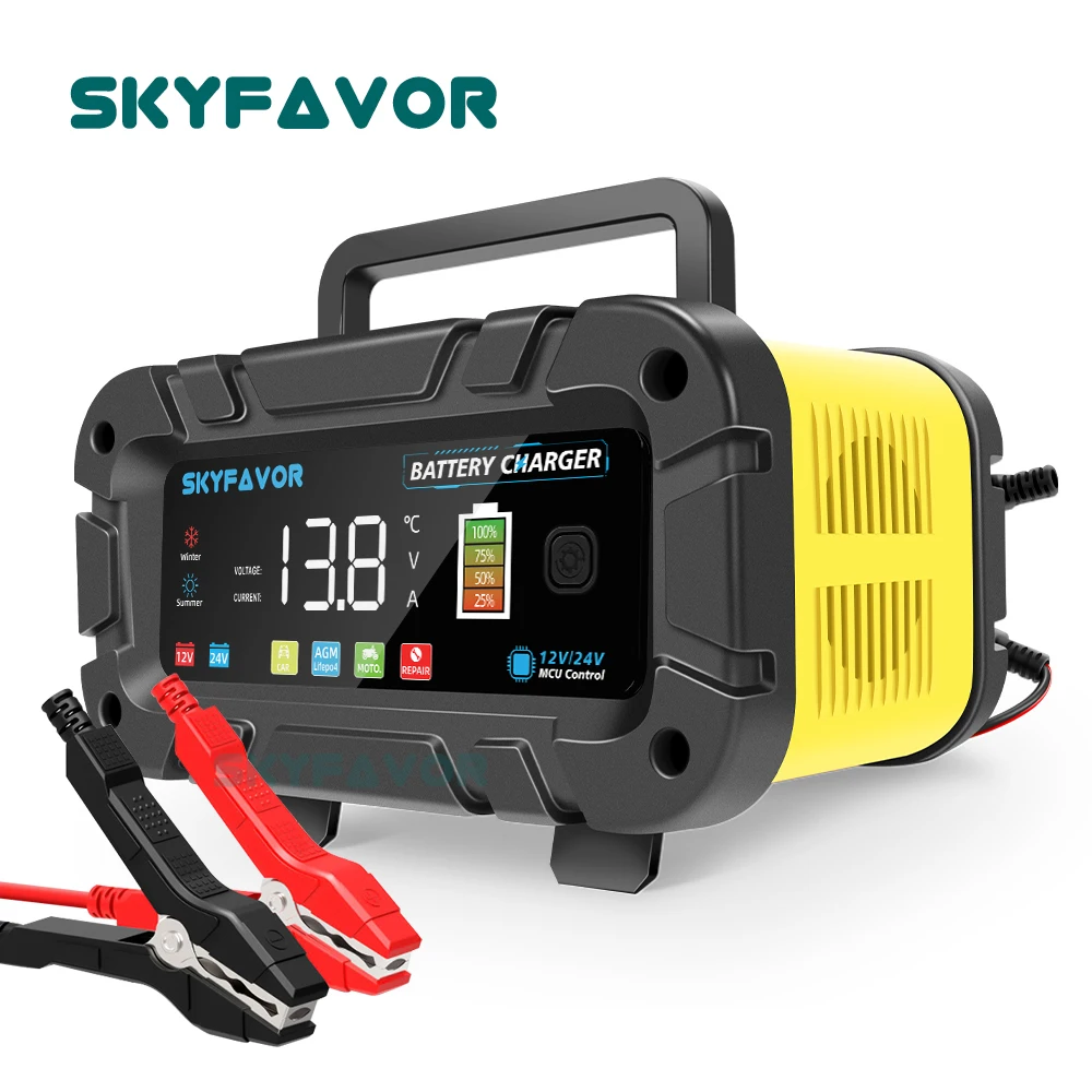 Automatyczna inteligentna łado – Smart Car Battery Charger 12V 24V 20A recenzja i cena