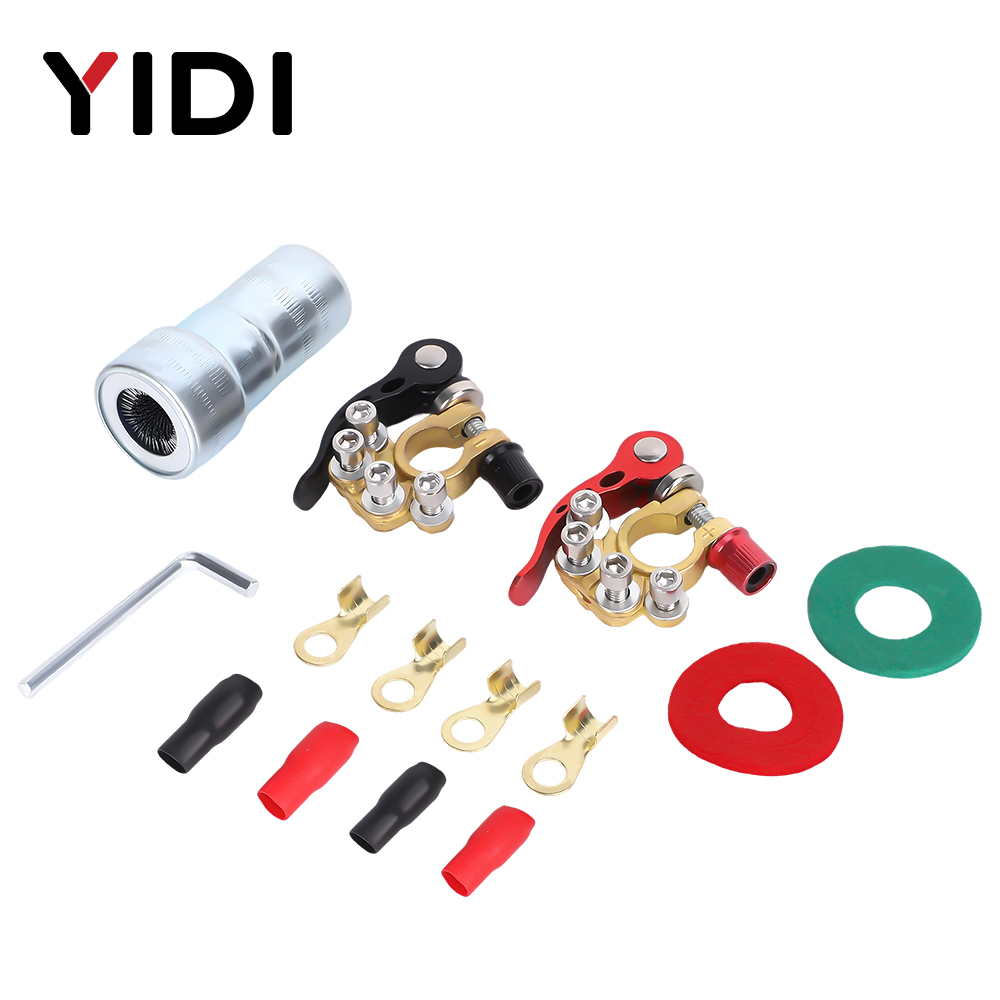 2 sztuki – złączka do akumulat – Battery Terminal Clamps Quick Release Brass recenzja i cena