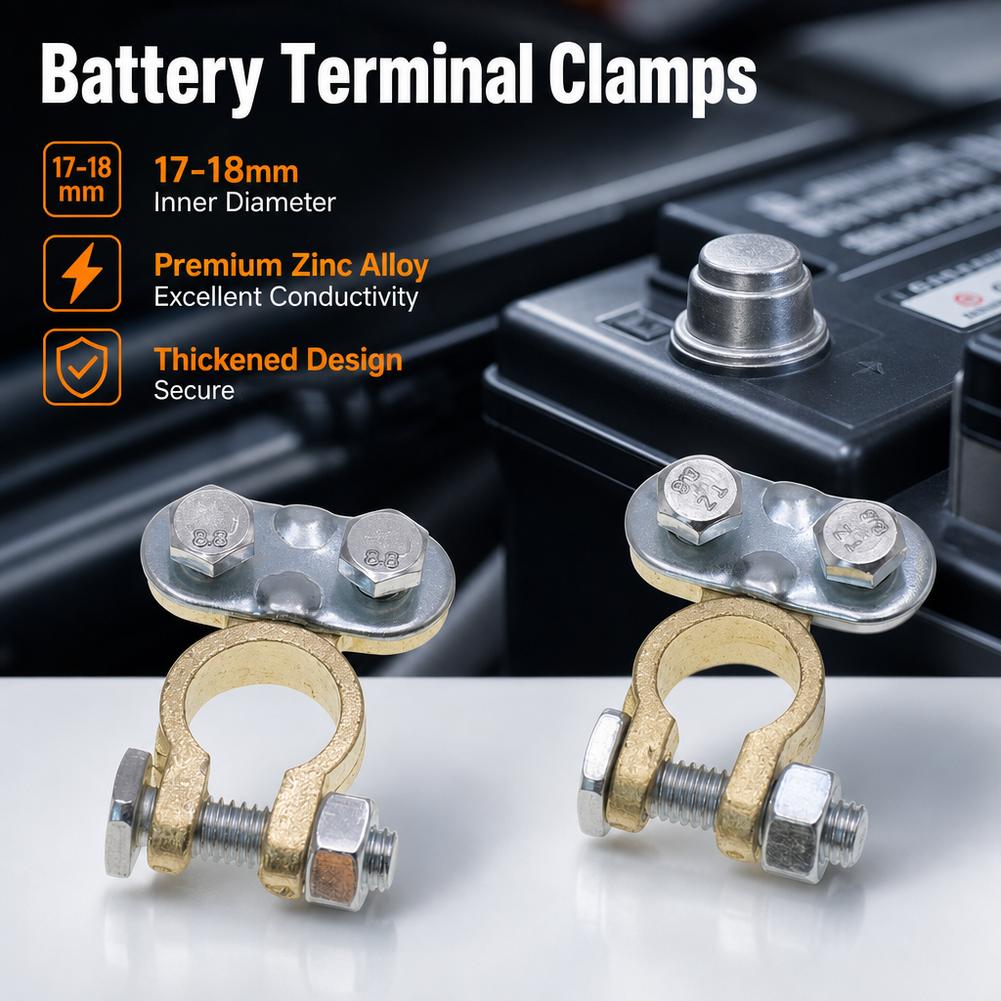 1 para zacisków akumulatorowyc – Battery Terminal Clamps Quick Release Brass recenzja i cena