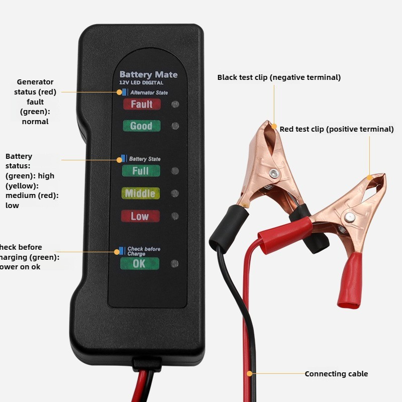 Przenośny tester akumulatora s – Alternator Tester Digital Diagnostic Tool recenzja i cena