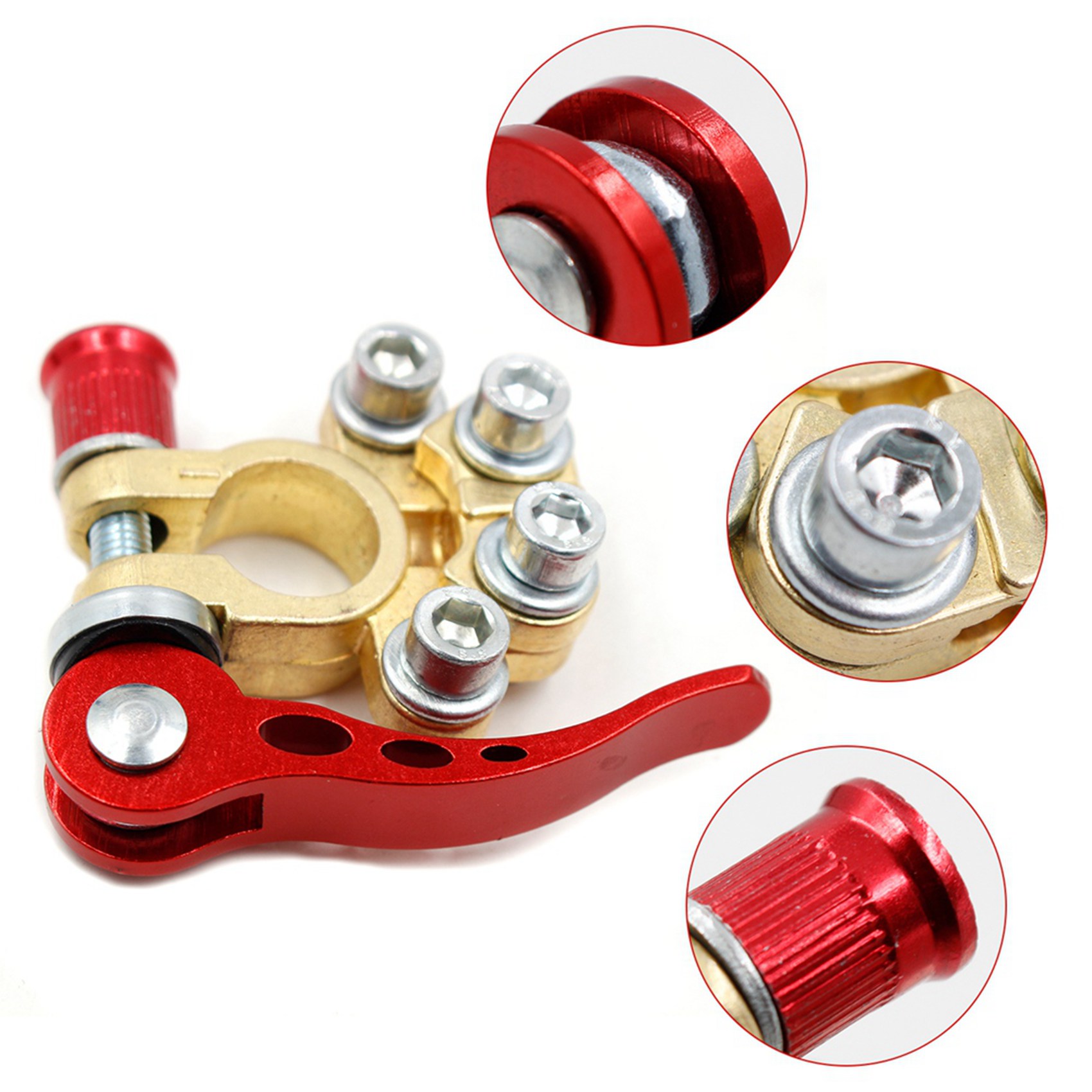 Zaciski akumulatora szybkiego  – Battery Terminal Clamps Quick Release Brass recenzja i cena