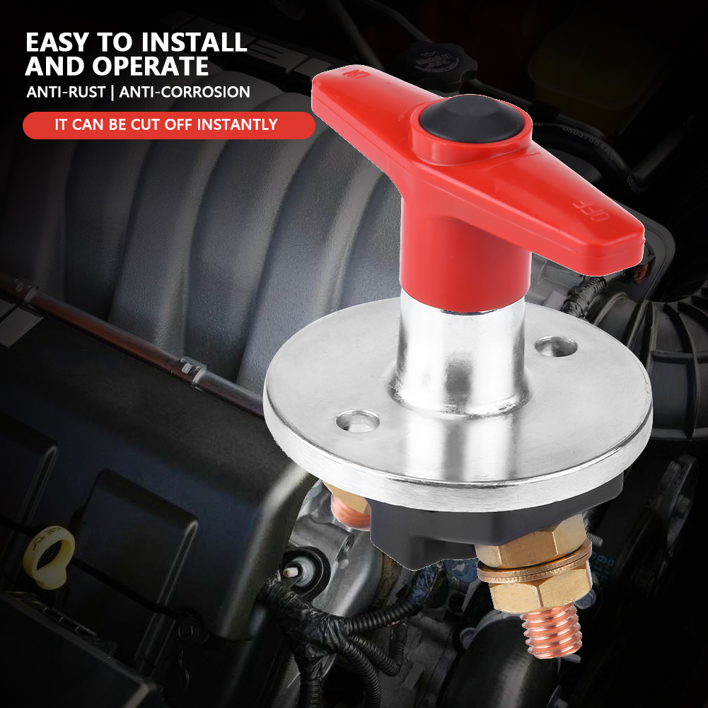 Wyłącznik akumulatora DC 12V-6 – Battery Disconnect Switch Master Cut Off recenzja i cena