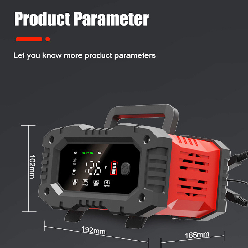 EAFC 12V/24V w pełni automatyc – Smart Car Battery Charger 12V 24V 20A recenzja i cena