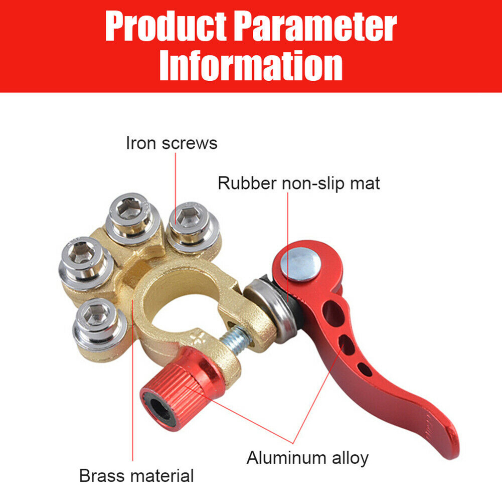 12V – zaciski do przewodów dod – Battery Terminal Clamps Quick Release Brass recenzja i cena