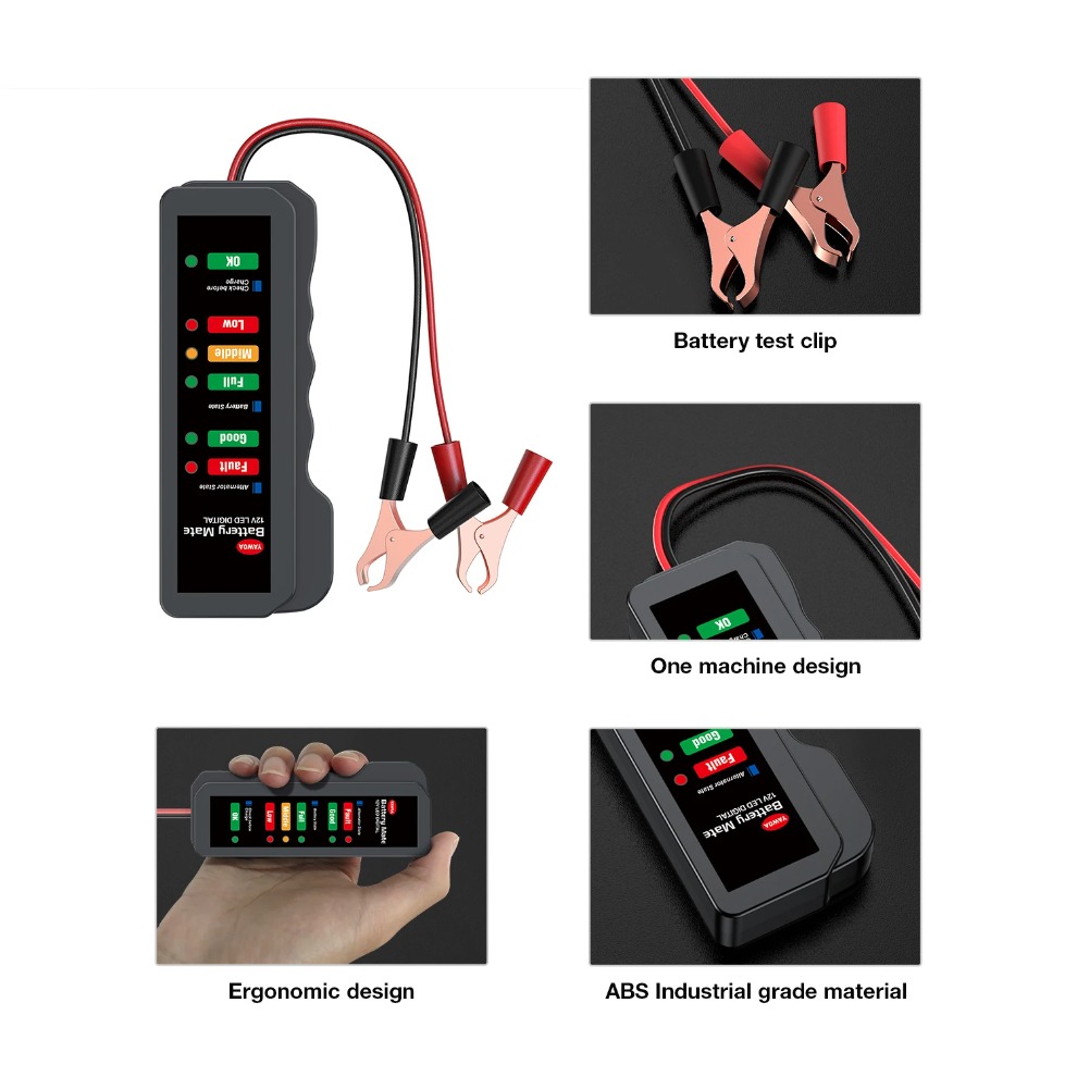 Mini tester akumulatora samoch – Alternator Tester Digital Diagnostic Tool recenzja i cena