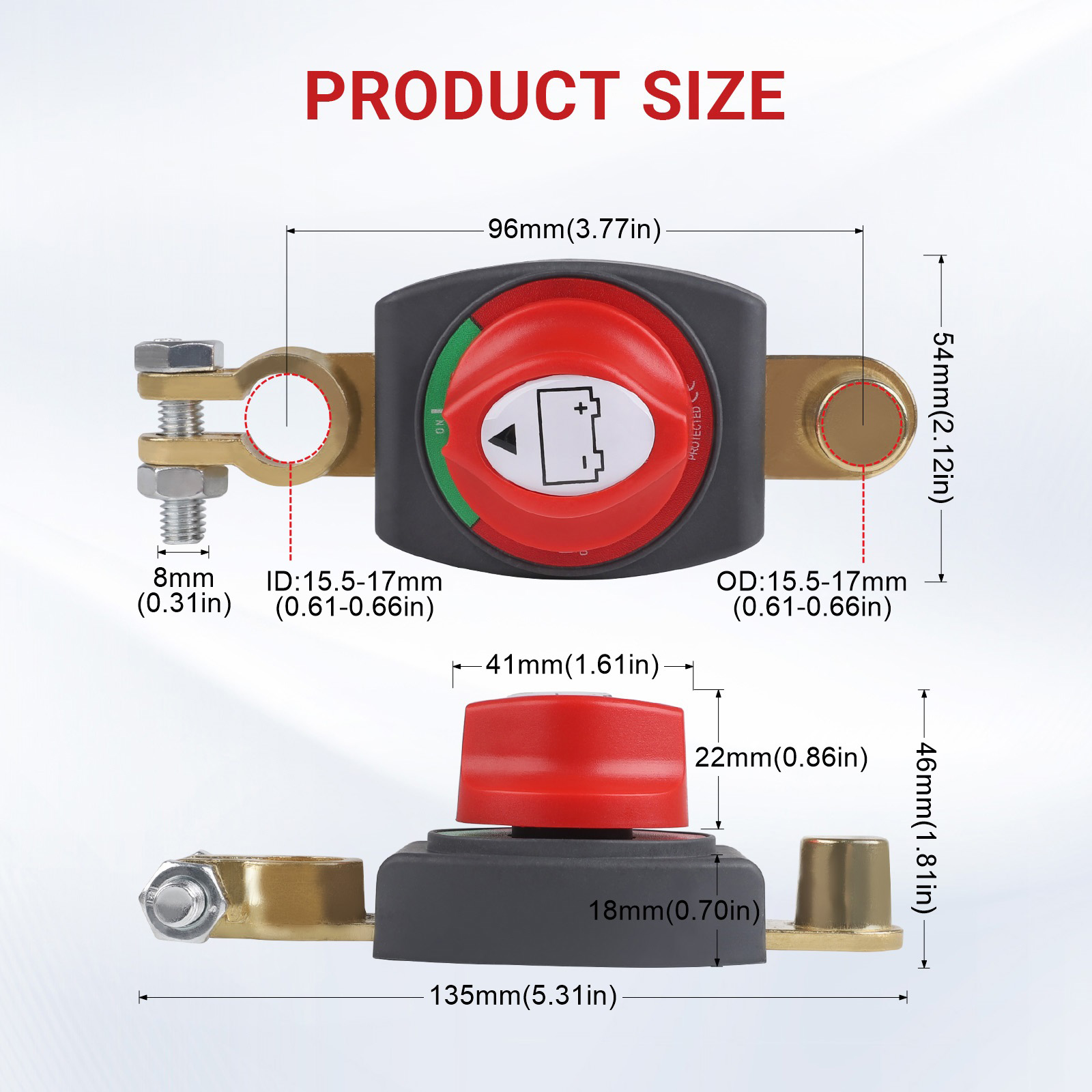 CNSPEED 12V-48V Wyłącznik Głów – Battery Disconnect Switch Master Cut Off recenzja i cena