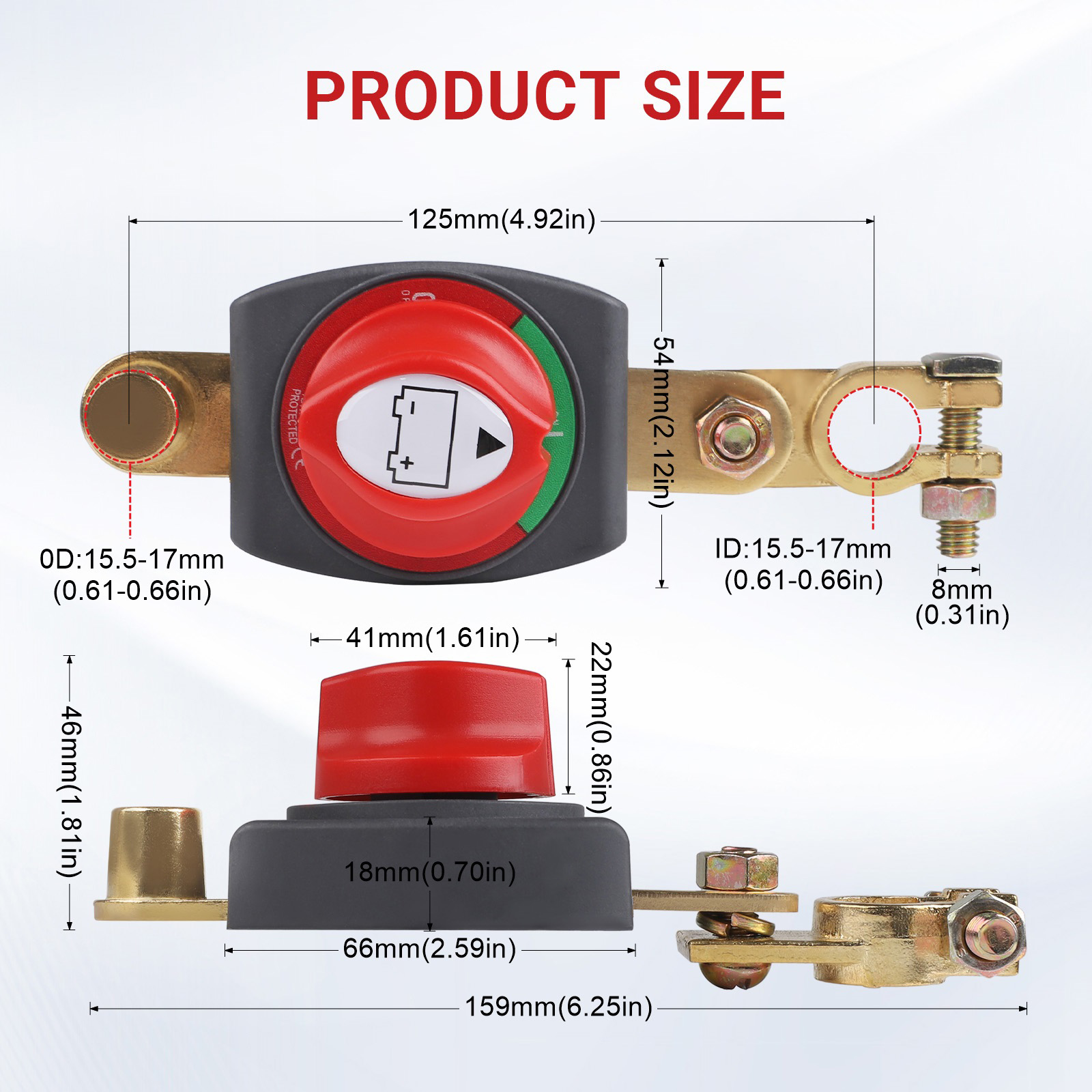 CNSPEED 12V-48V Wyłącznik Głów – Battery Disconnect Switch Master Cut Off recenzja i cena