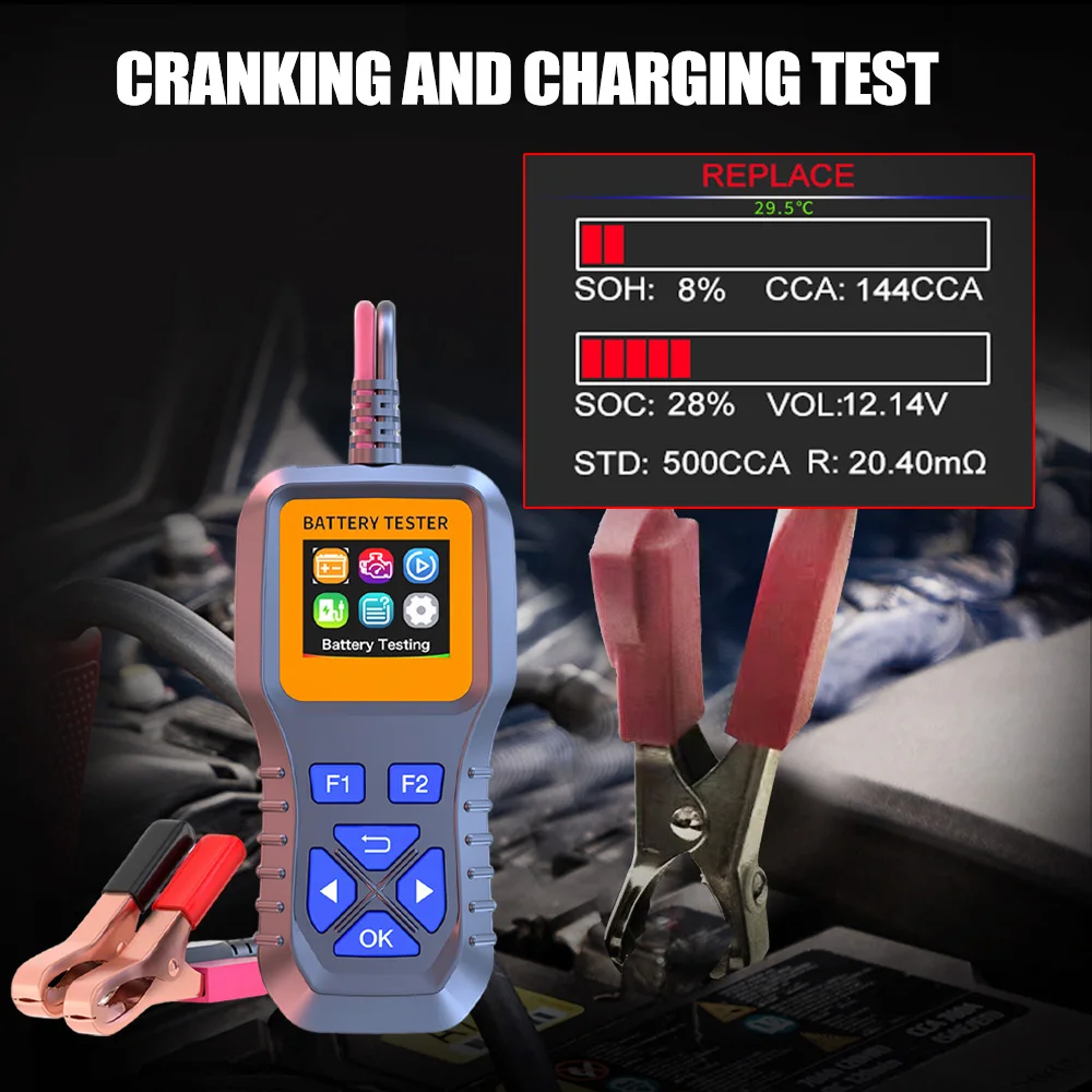 Tester akumulatorów samochodow – Alternator Tester Digital Diagnostic Tool recenzja i cena
