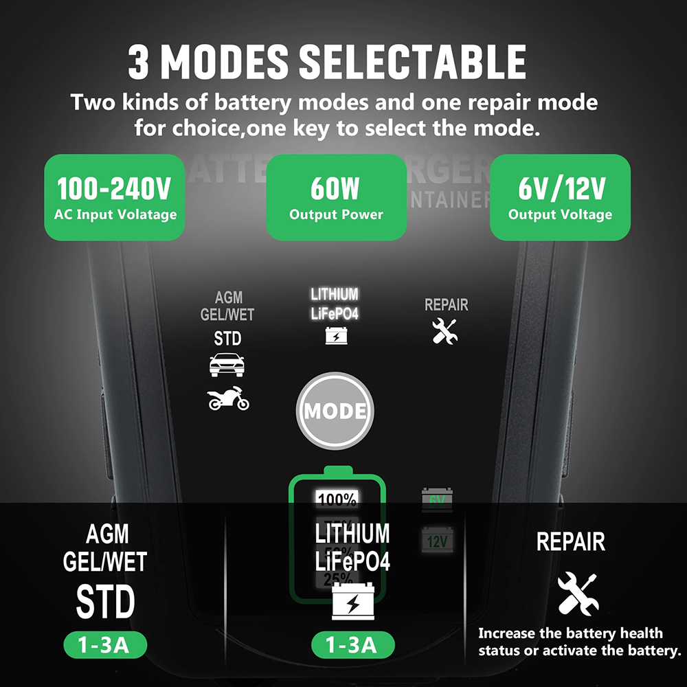 Ładowarka samochodowa HTRC 6V  – Lifepo4 Battery Charger Smart Automatic recenzja i cena