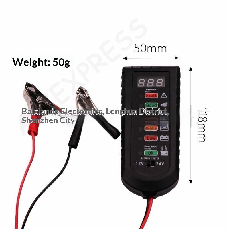 [G]Mini tester akumulatora sam – Alternator Tester Digital Diagnostic Tool recenzja i cena