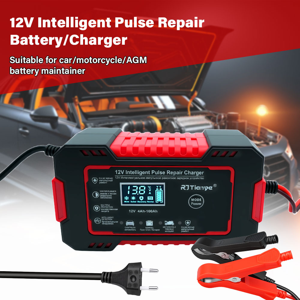 Ładowarka samochodowa/motocykl – Smart Car Battery Charger 12V 24V 20A recenzja i cena