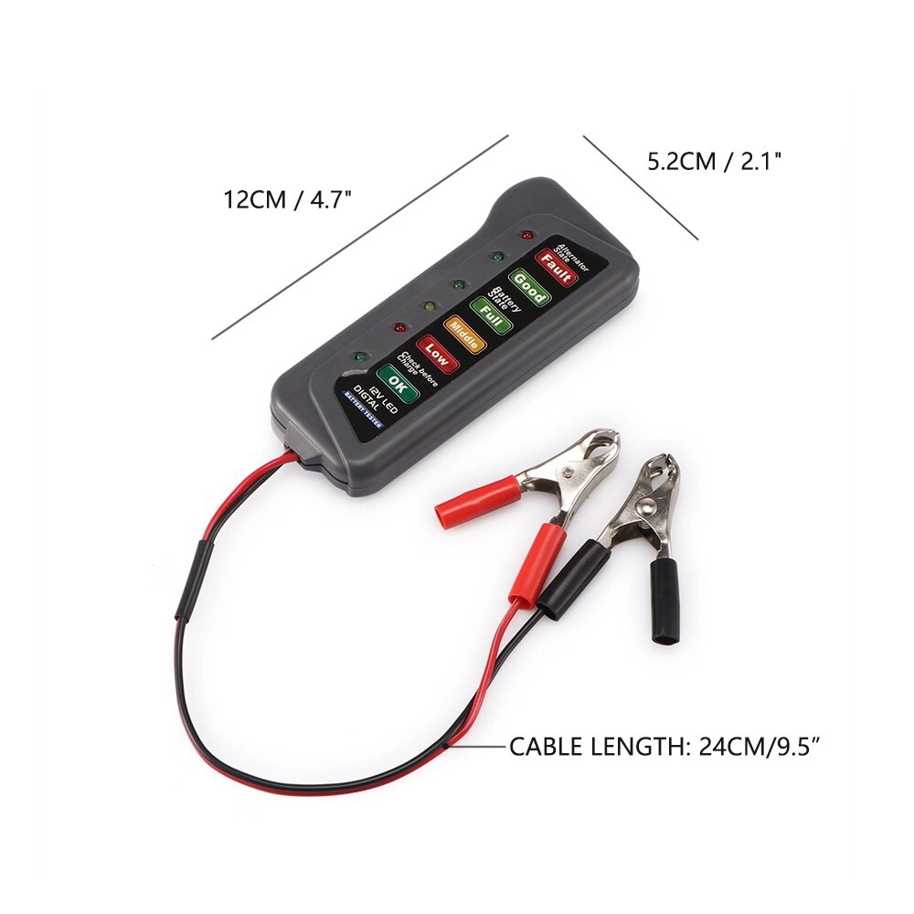 Tester akumulatora samochodowe – Alternator Tester Digital Diagnostic Tool recenzja i cena
