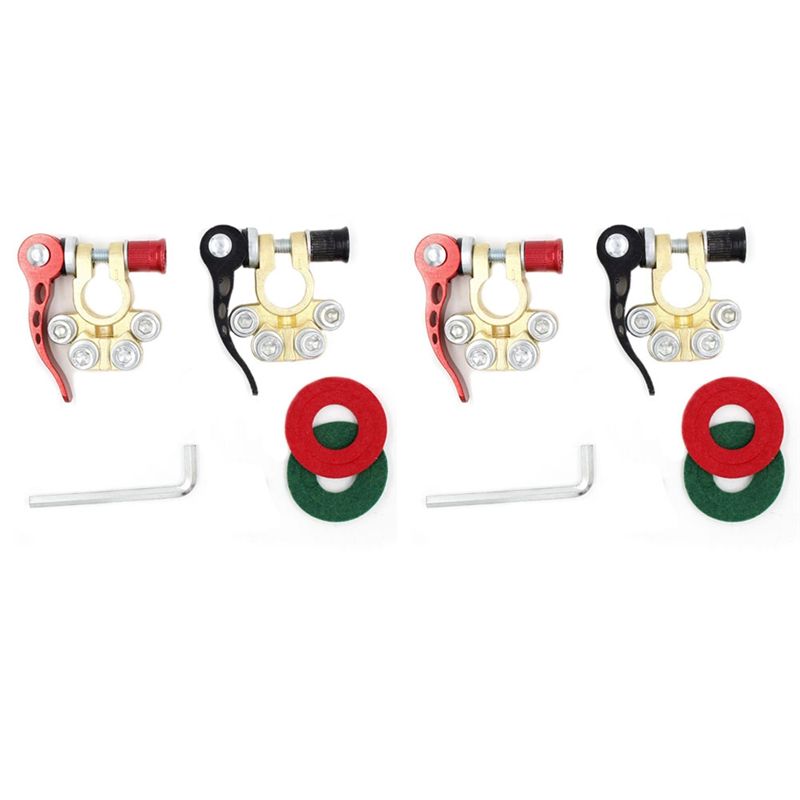 2x Zaciski akumulatorowe 12V 2 – Battery Terminal Clamps Quick Release Brass recenzja i cena