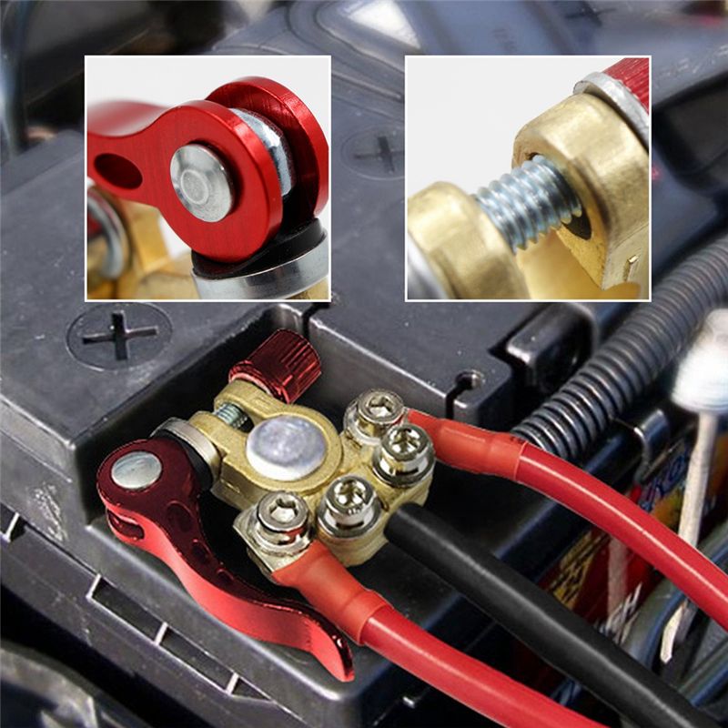 2x Zaciski akumulatorowe 12V 2 – Battery Terminal Clamps Quick Release Brass recenzja i cena