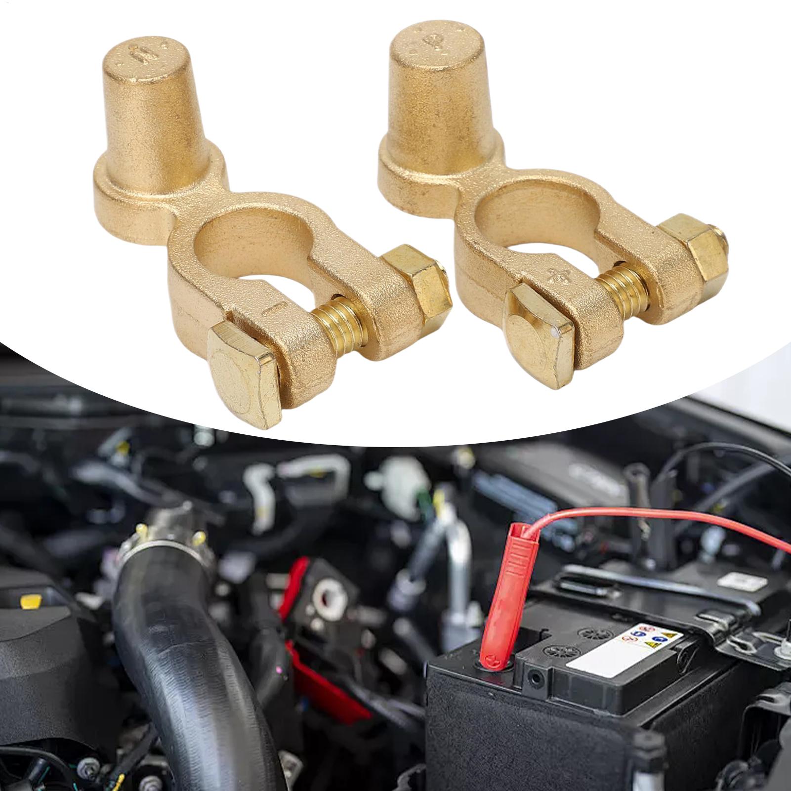 1 para zacisków akumulatora sa – Battery Terminal Clamps Quick Release Brass recenzja i cena