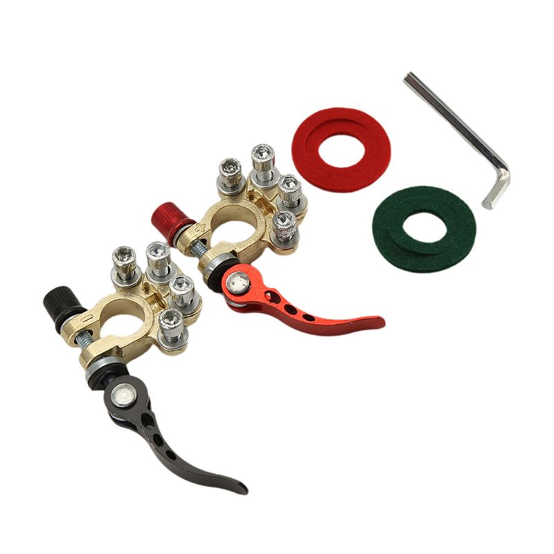 Zaciski akumulatora samochodow – Battery Terminal Clamps Quick Release Brass recenzja i cena