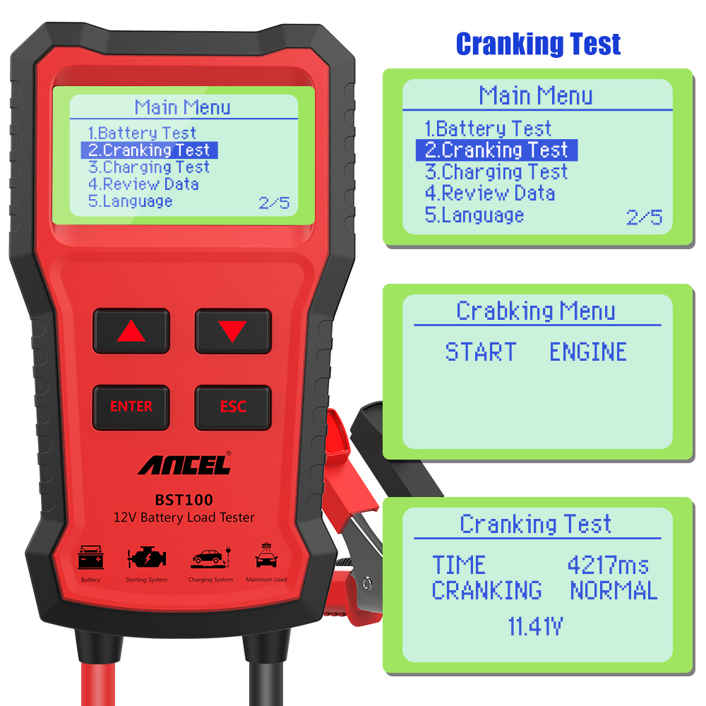 Tester akumulatorów samochodow – Car Battery Load Tester Digital Cranking recenzja i cena