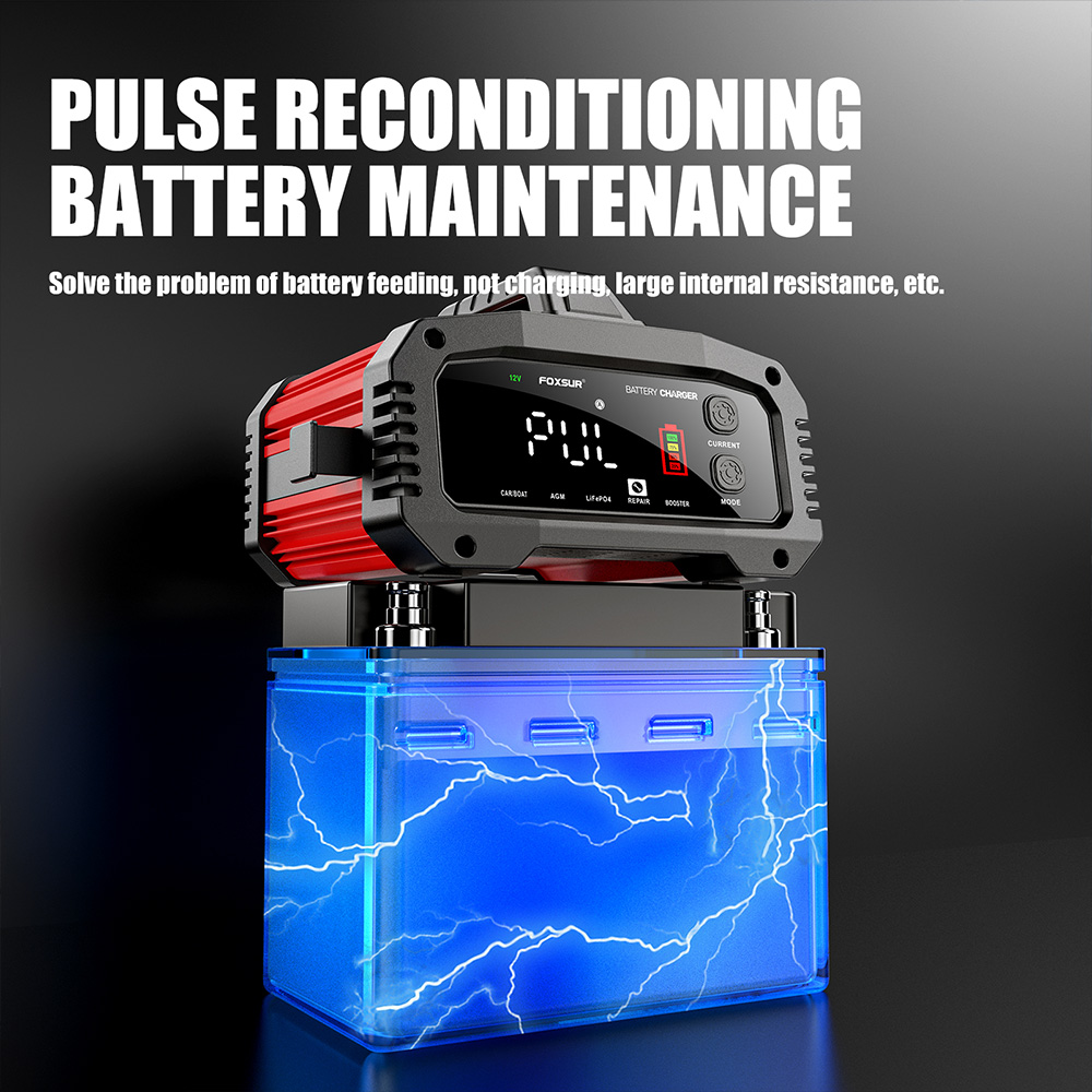 FOXSUR 20A/10A Ładowarka Samoc – Smart Car Battery Charger 12V 24V 20A recenzja i cena