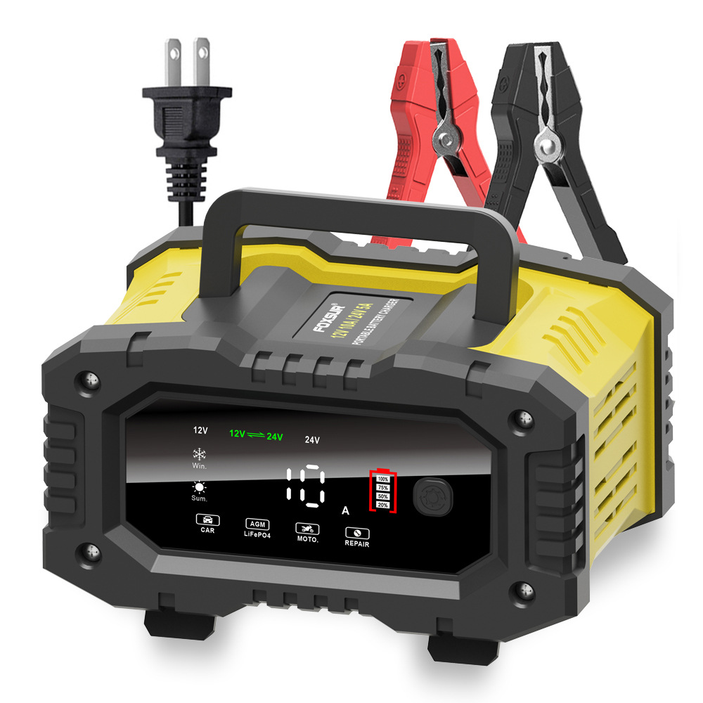 Ładowarka motocyklowa samochod – Smart Car Battery Charger 12V 24V 20A recenzja i cena