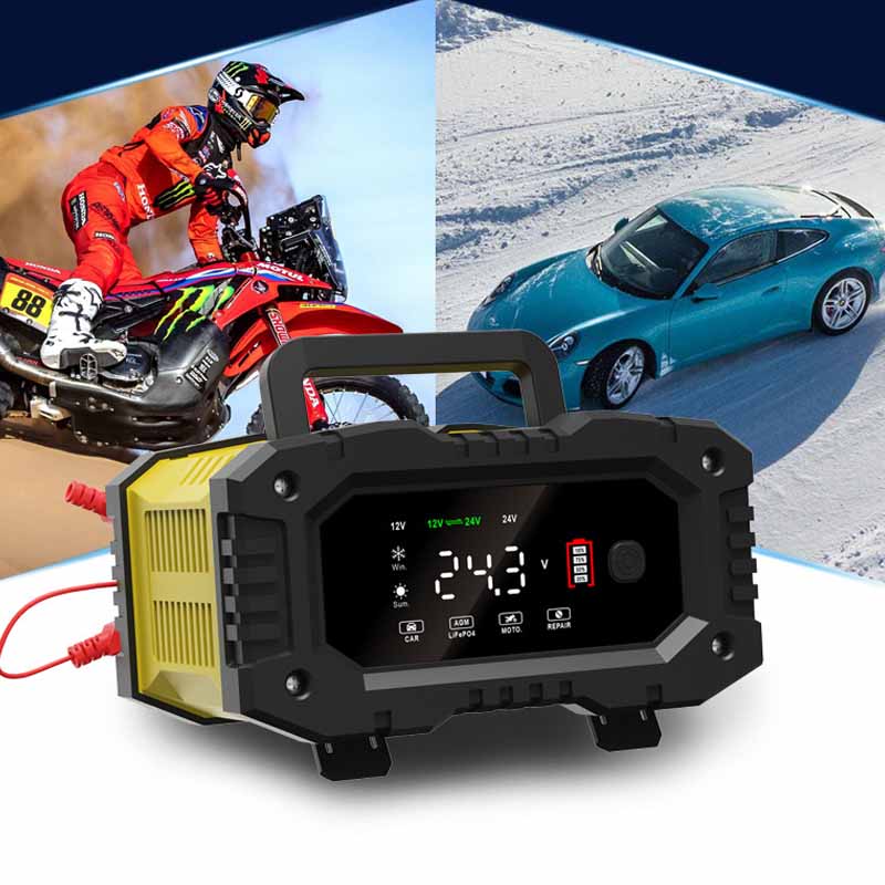 Ładowarka motocyklowa samochod – Smart Car Battery Charger 12V 24V 20A recenzja i cena
