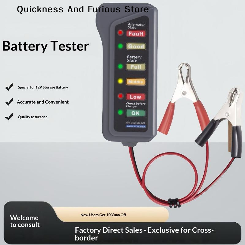 【MO】Mini tester akumulatora sa – Alternator Tester Digital Diagnostic Tool recenzja i cena