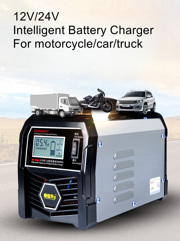 Ładowarka do akumulatorów 12V/ – Smart Car Battery Charger 12V 24V 20A recenzja i cena