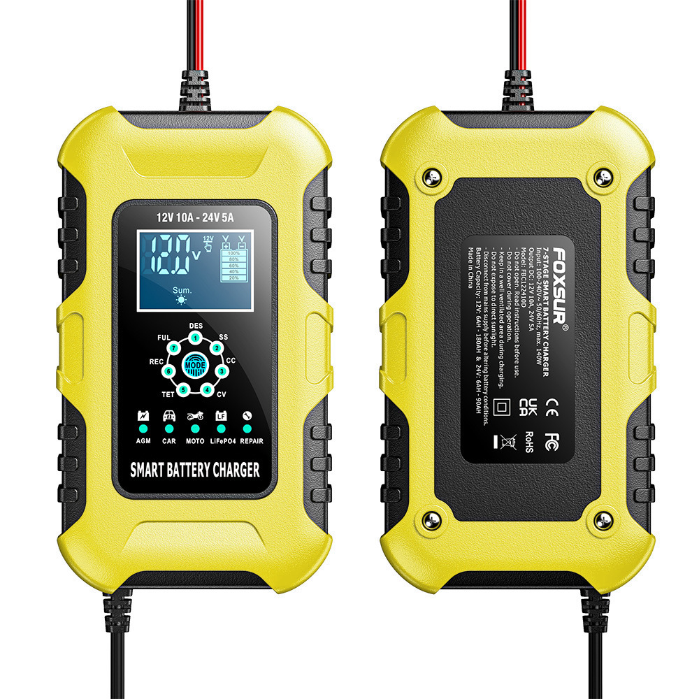 FOXSUR Ładowarki samochodowe 1 – Car Battery Trickle Charger Maintainer 5A recenzja i cena