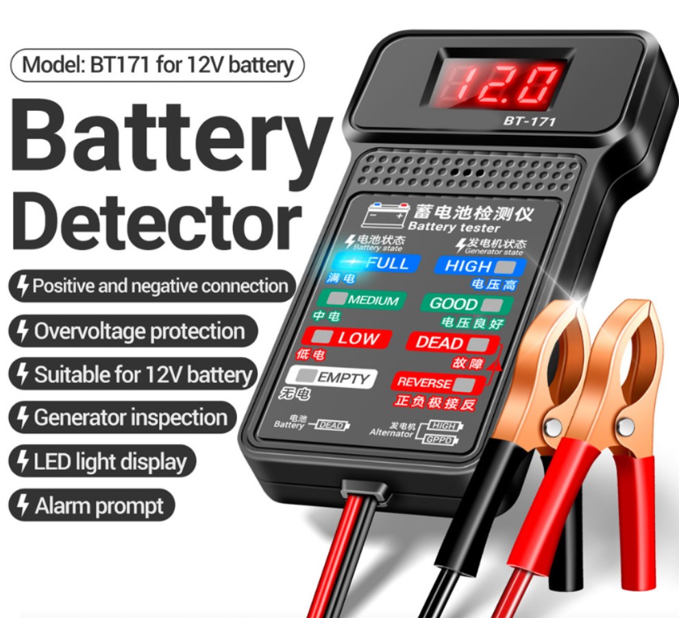 Tester akumulatorów samochodow – Car Battery Load Tester Digital Cranking recenzja i cena
