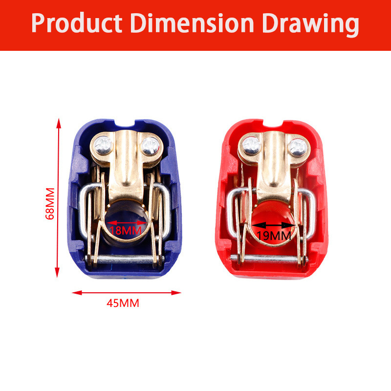 1 Para Zacisków Akumulatora Sa – Battery Terminal Clamps Quick Release Brass recenzja i cena