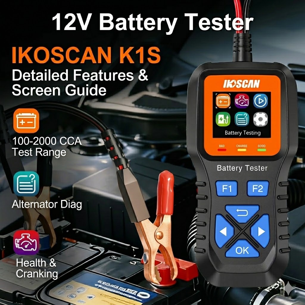 Tester akumulatorów samochodow – Alternator Tester Digital Diagnostic Tool recenzja i cena