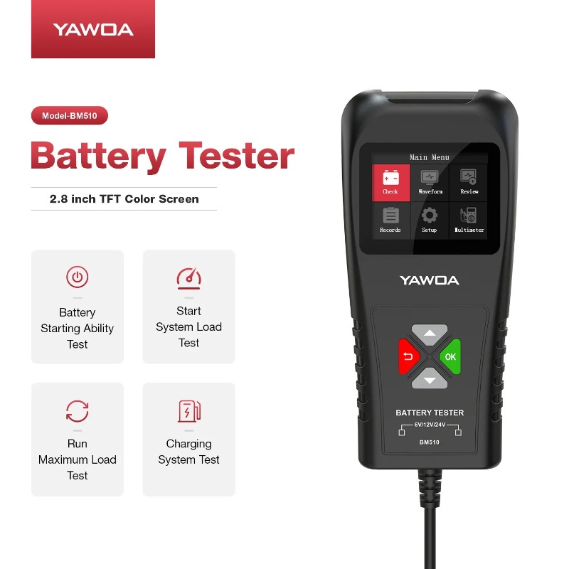 Tester akumulatora samochodowe – Car Battery Load Tester Digital Cranking recenzja i cena
