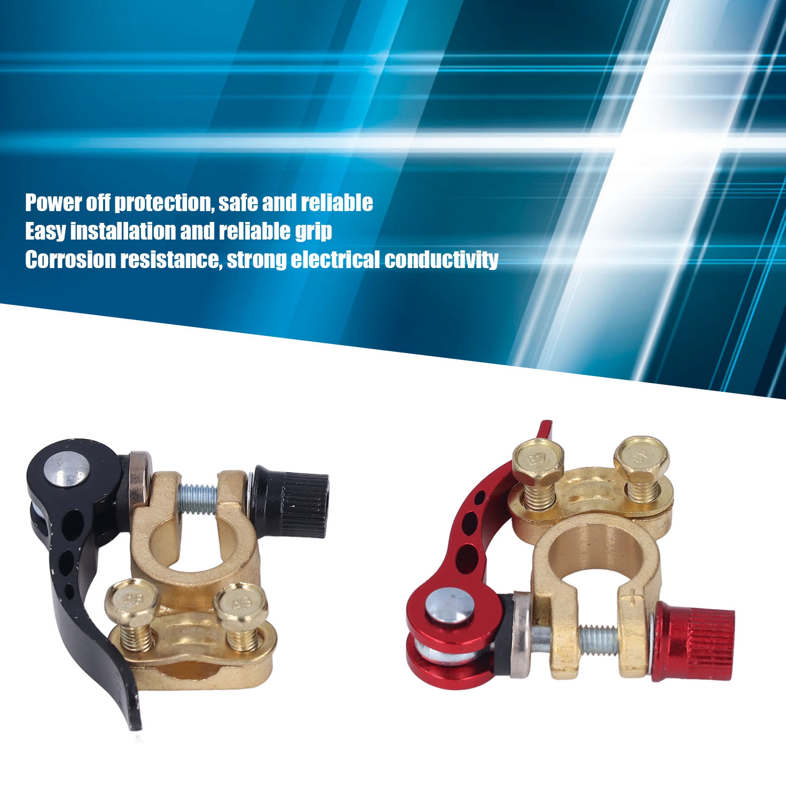 2 SZT. Złącze Akumulatora Samo – Battery Terminal Clamps Quick Release Brass recenzja i cena