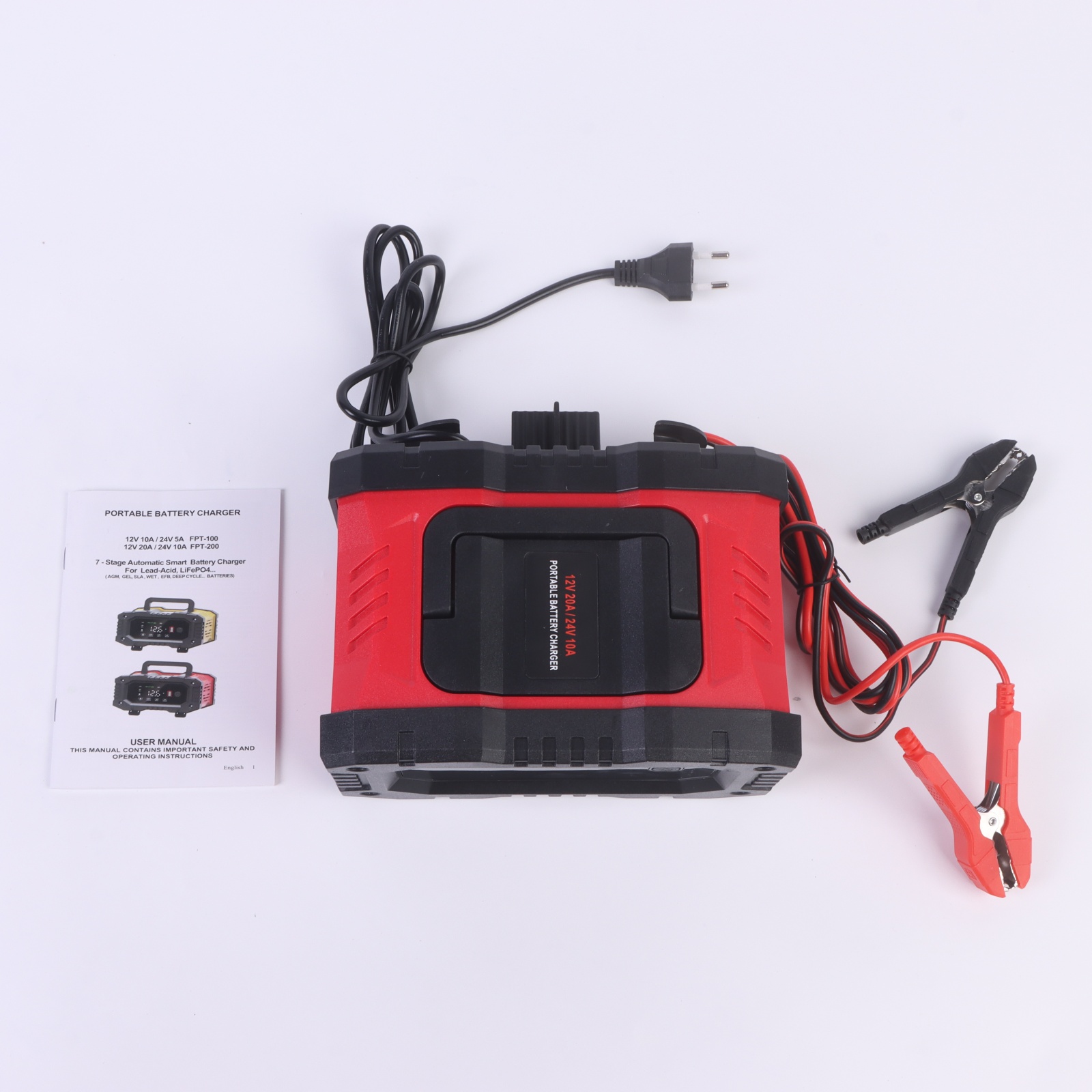 Ładowarka do akumulatorów 12V  – Smart Car Battery Charger 12V 24V 20A recenzja i cena