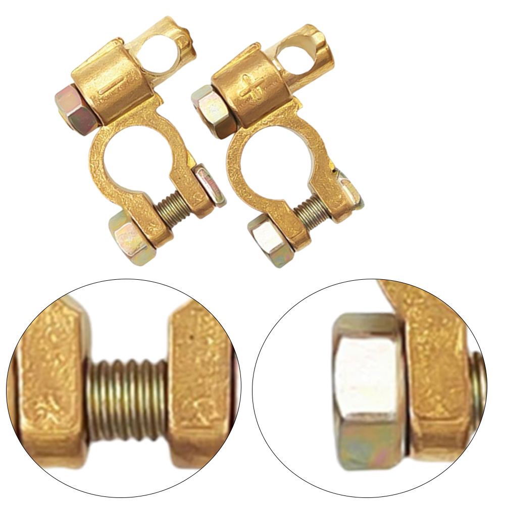 Zaciski akumulatorowe 12V, szy – Battery Terminal Clamps Quick Release Brass recenzja i cena