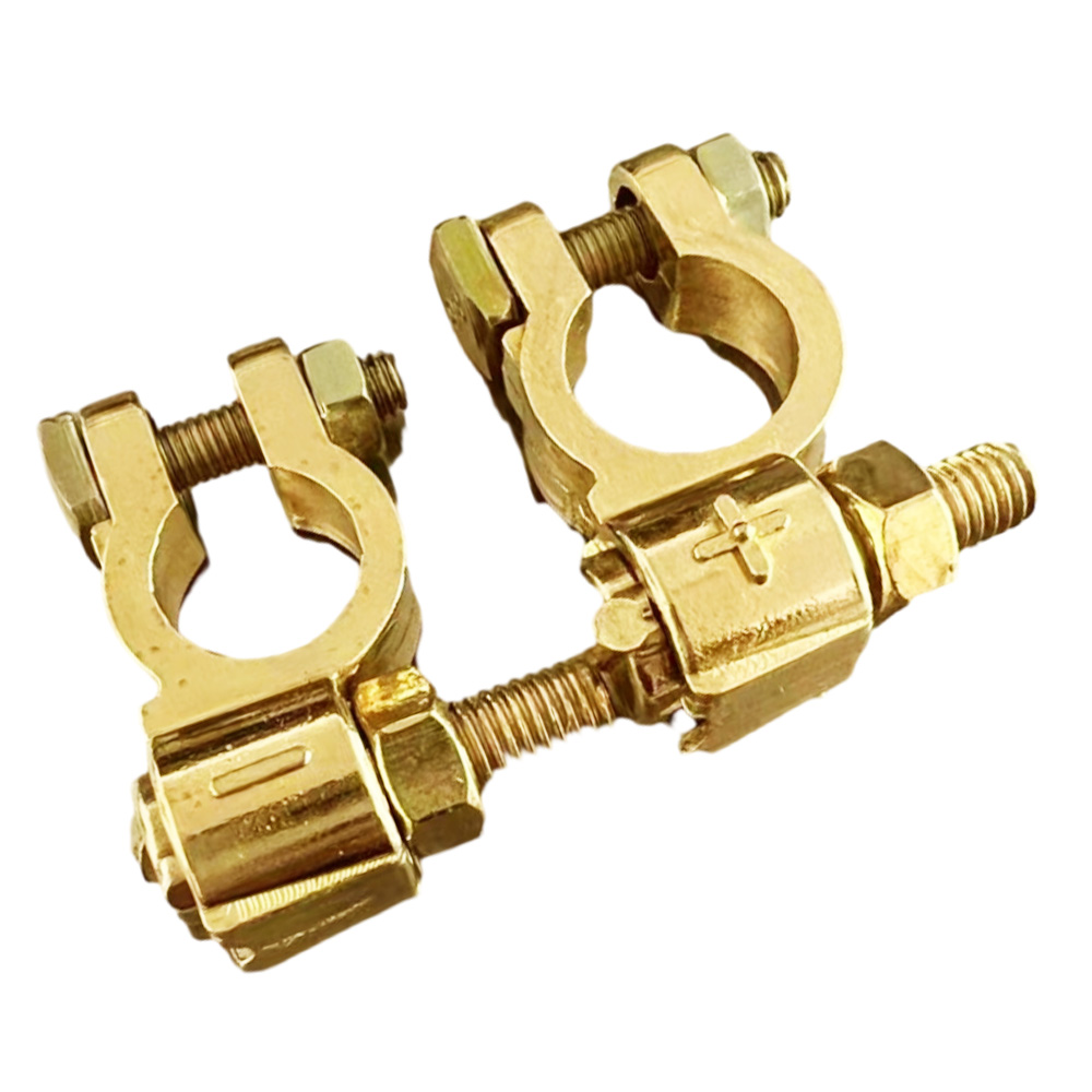 Zaciski akumulatorowe 12V, szy – Battery Terminal Clamps Quick Release Brass recenzja i cena