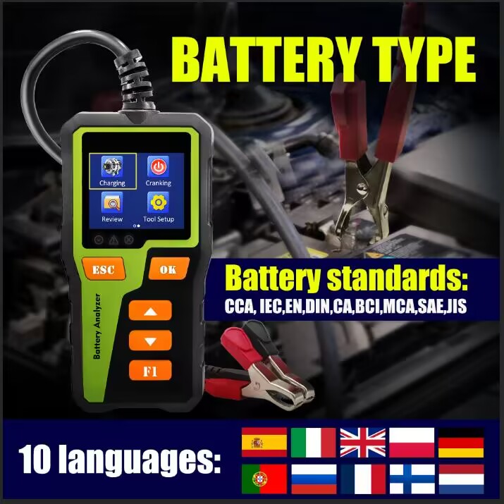 Tester akumulatora samochodowe – Car Battery Load Tester Digital Cranking recenzja i cena