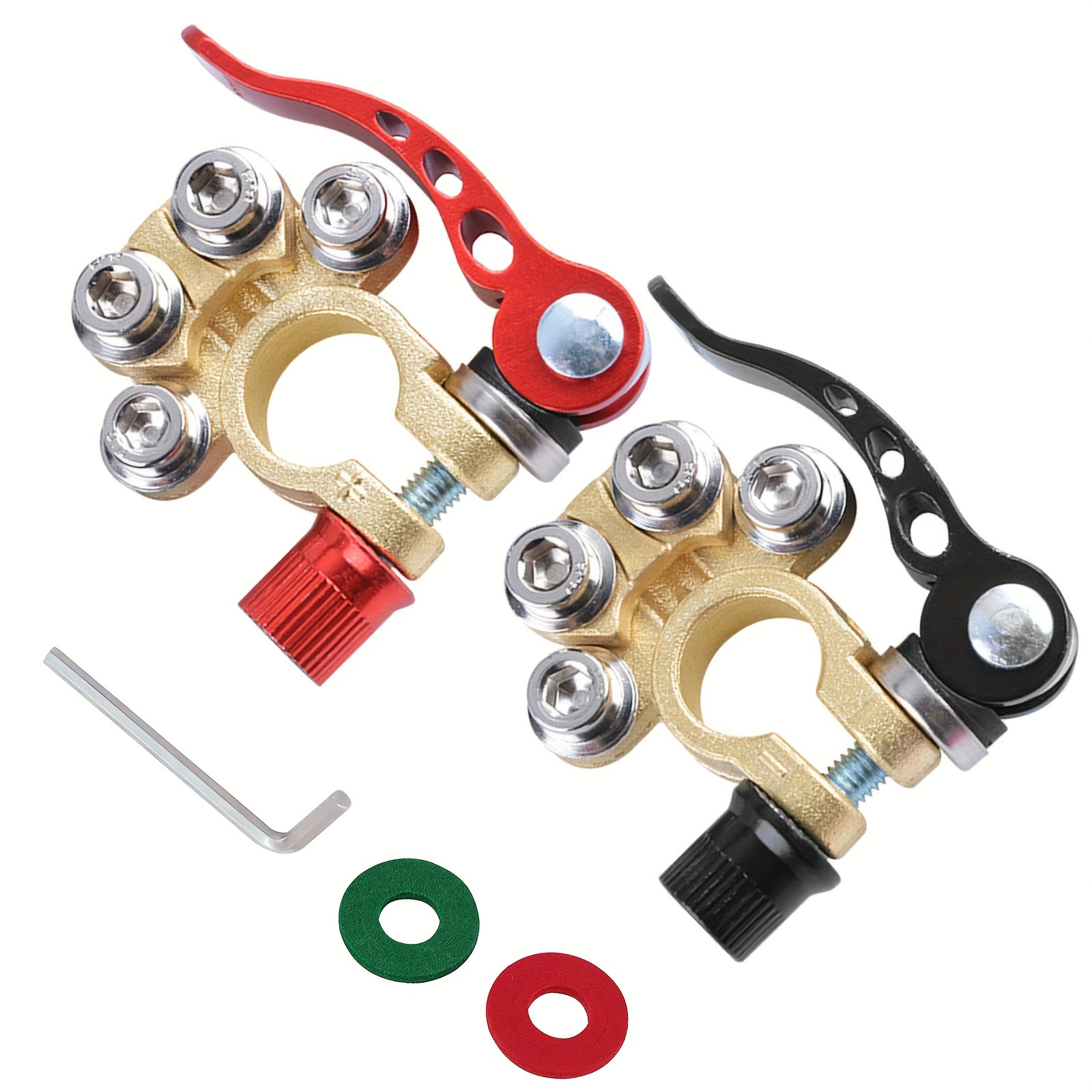 1 Zestaw mosiężnych złączek ak – Battery Terminal Clamps Quick Release Brass recenzja i cena