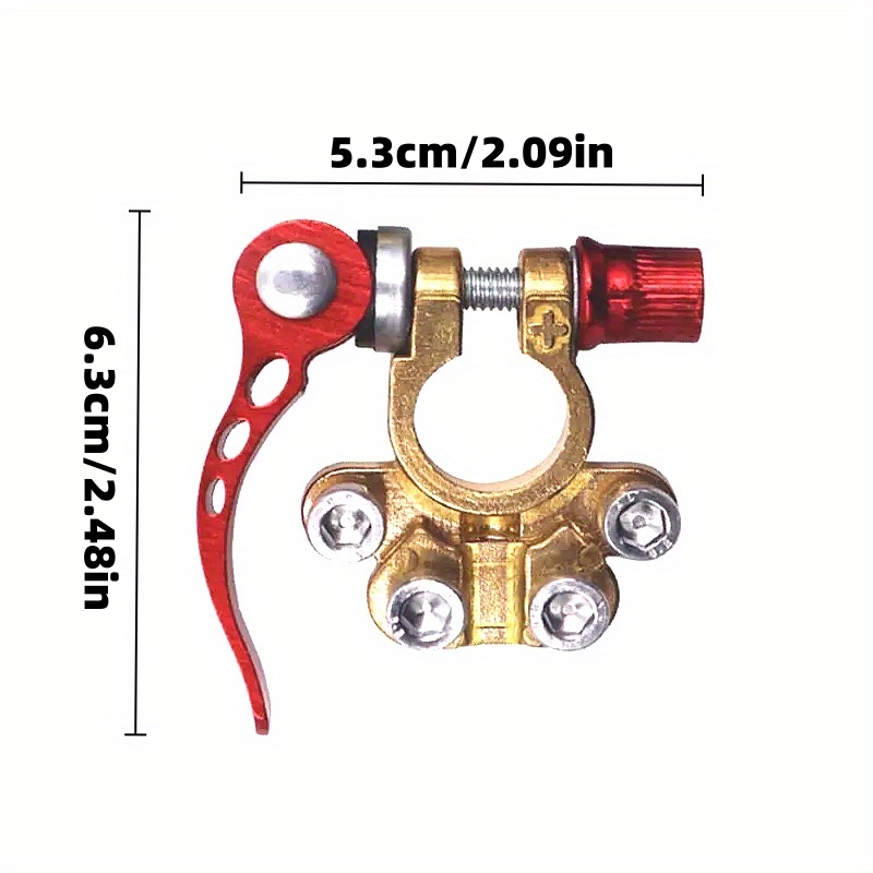 1 Zestaw mosiężnych złączek ak – Battery Terminal Clamps Quick Release Brass recenzja i cena