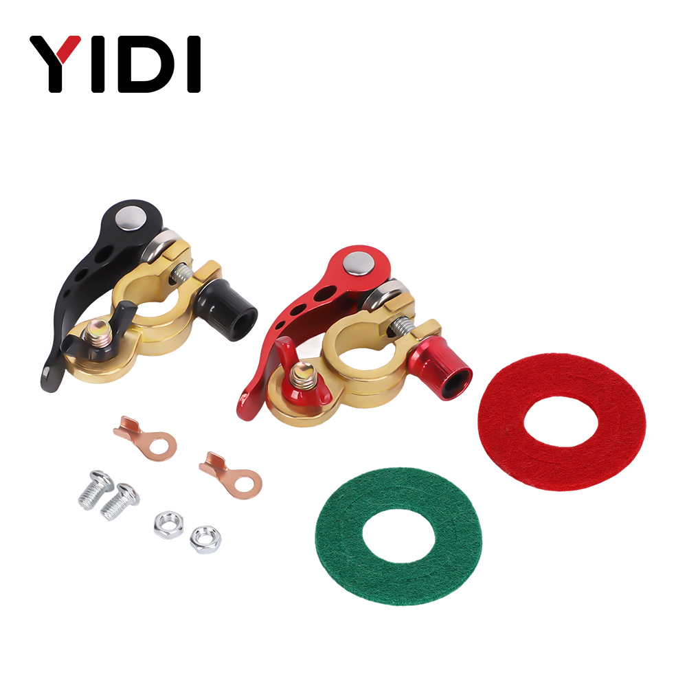 1 para szybkozłączek akumulato – Battery Terminal Clamps Quick Release Brass recenzja i cena