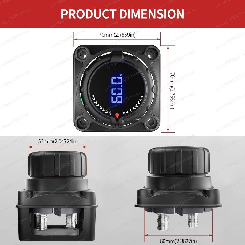Wyłącznik akumulatora z woltom – Battery Disconnect Switch Master Cut Off recenzja i cena
